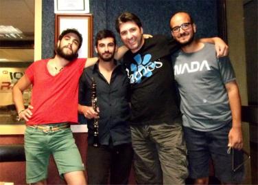 Plato's Dream Machine 27 ta' Lulju 2012: Robert Farrugia Flores, Francesco Sultana, Michael Bugeja (Rockna) u Mark Zizza Abela.