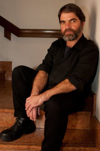 Poet Dimitris Troaditis in a reflective moment Photo: Peter Kakalias