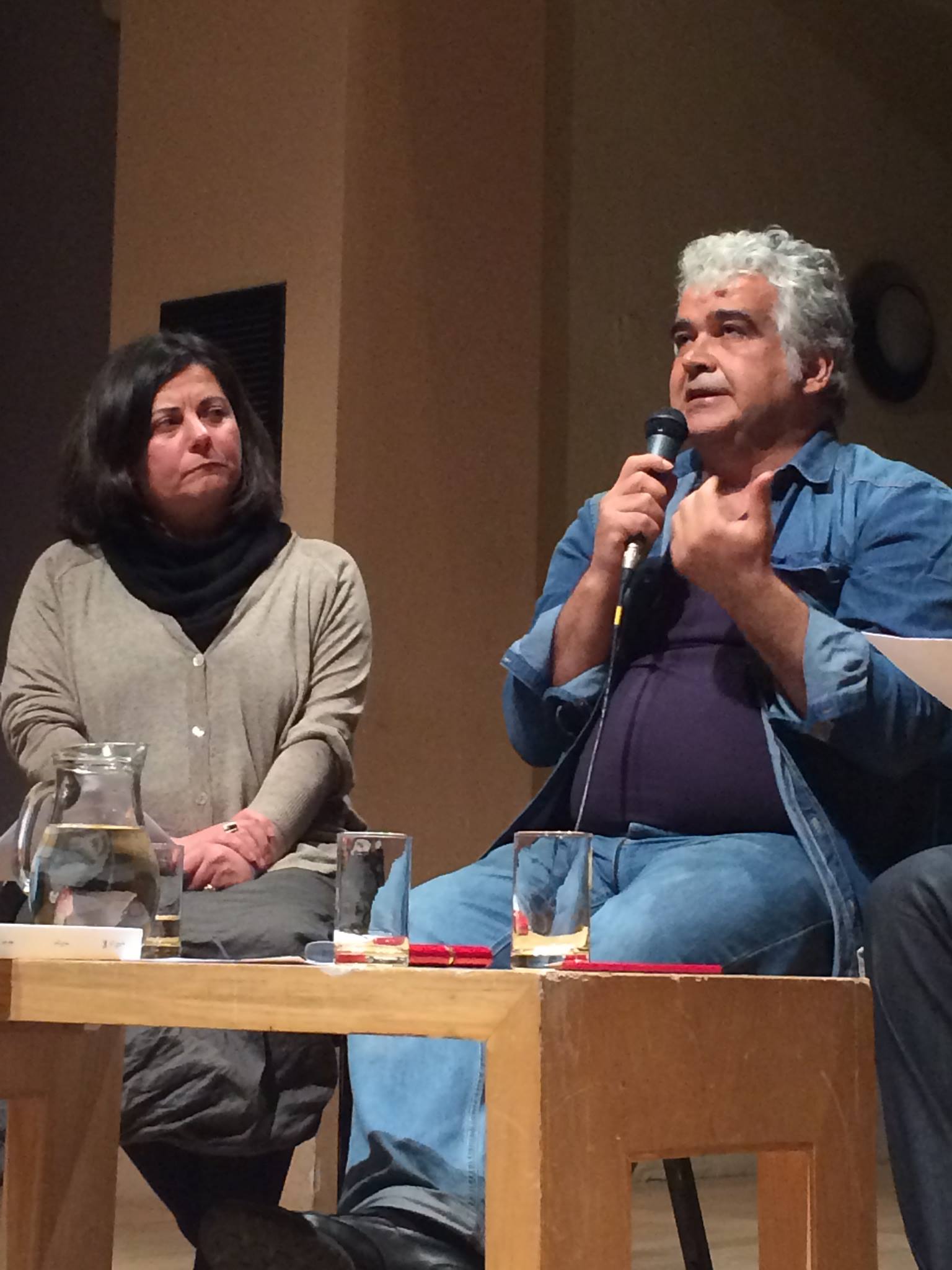 Ghenwa Mumari u Khaled Khalifa (Ritratt ta' Faryal Kap)