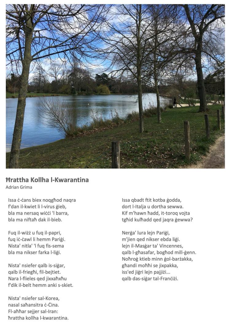 ħrattha kollha l-kwarantina