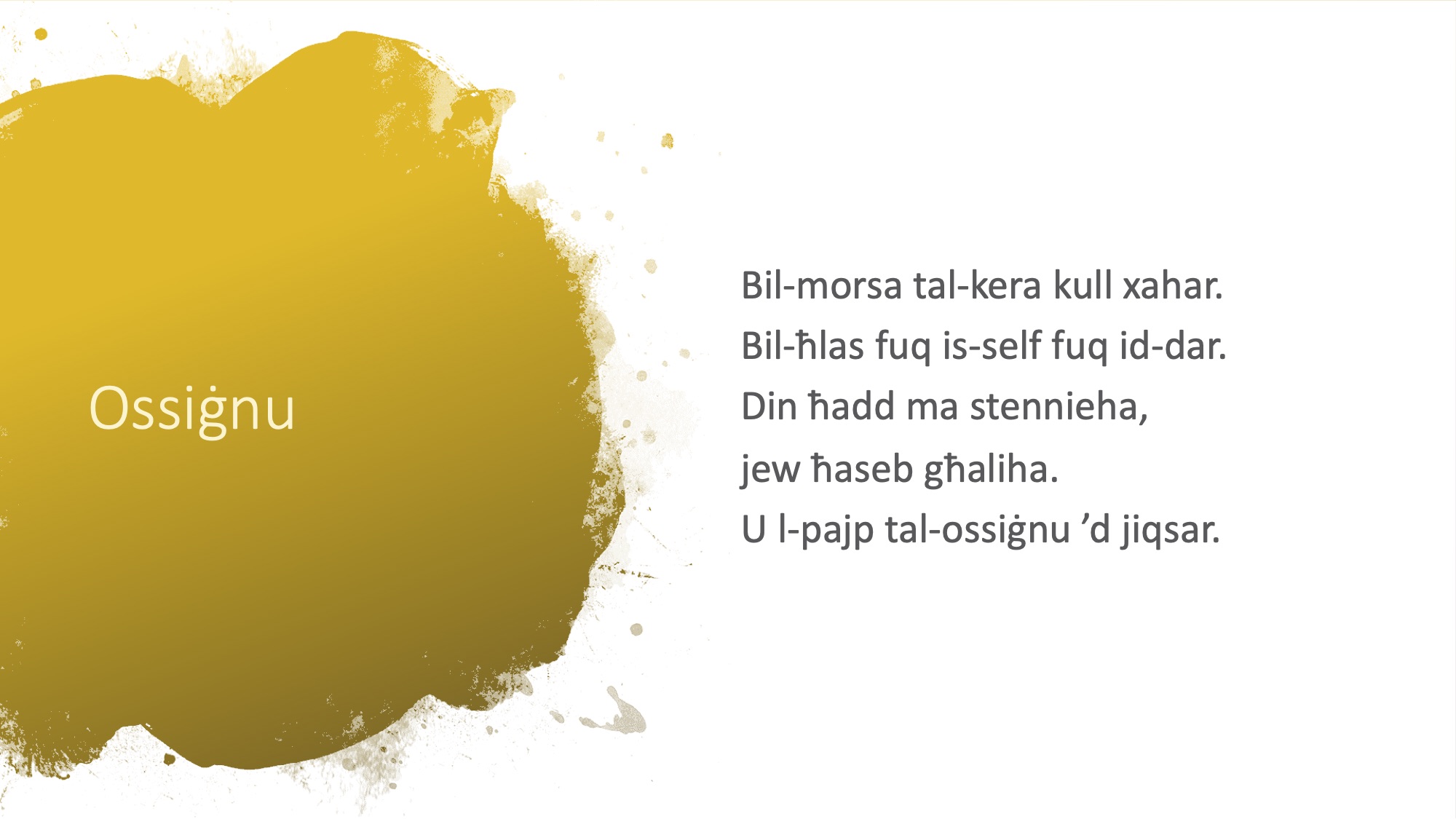 Il-Limerikki tal-Covid-19 - Ossiġnu - 2